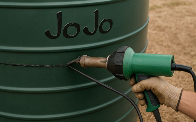 Plastic tank repair